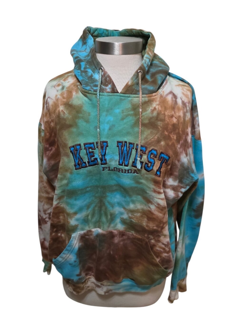 Exist Tie Dye Hoodie KEY WEST Unisex Size Large